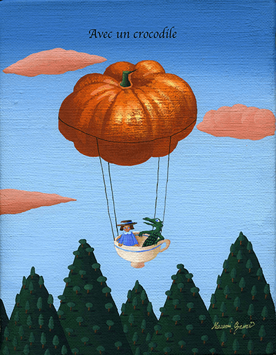 かぼちゃの気球